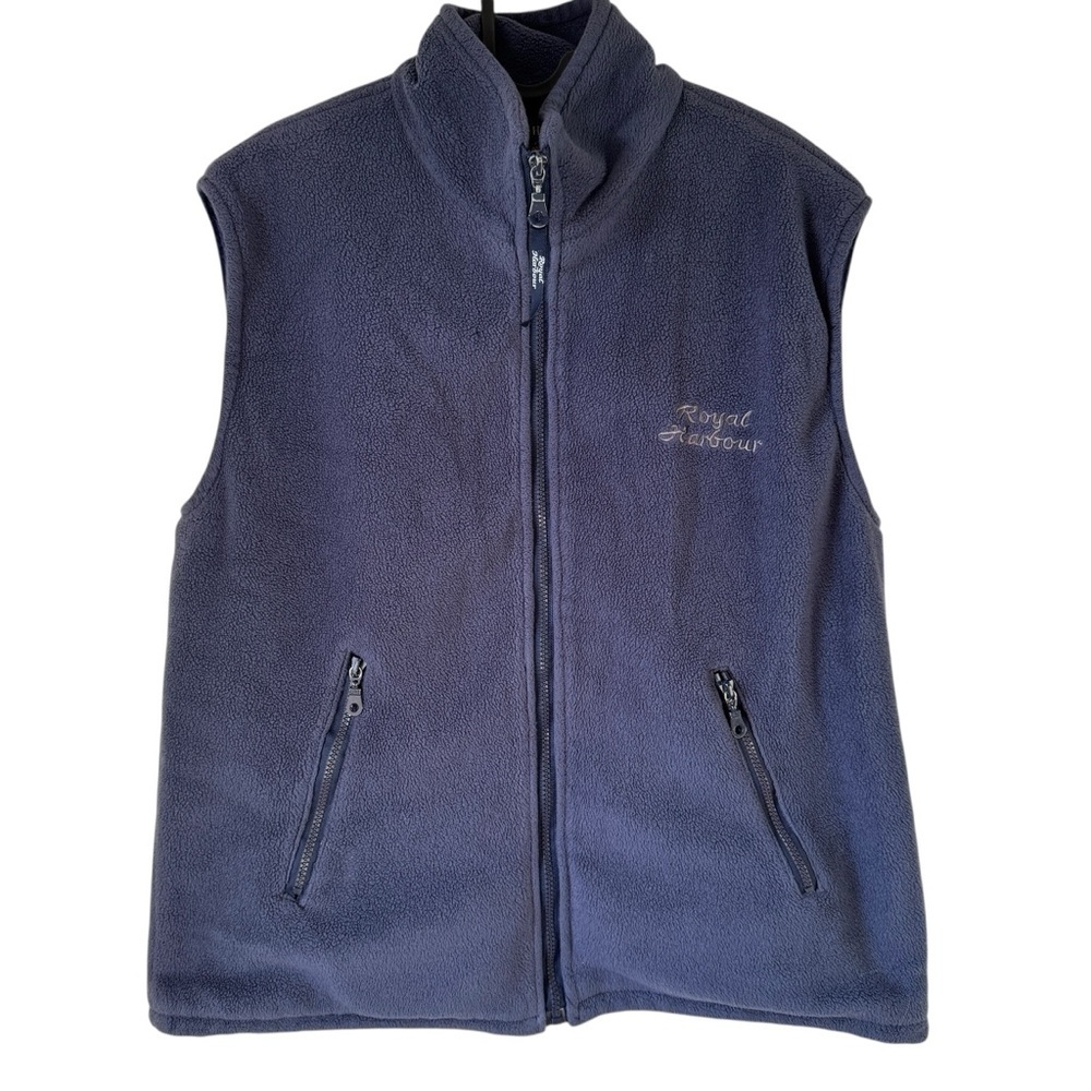 ⚓ Vintage England Royal Harbour Fleece Vest Ad ⚓ - Picture 1 of 7